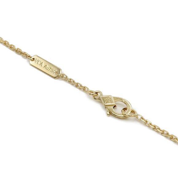 Van Cleef & Arpels Vintage Alhambra Necklace AU750 1PD - Picture 5 of 6